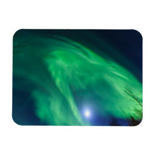 Polarlicht Nordlicht   Fairbanks Magnet