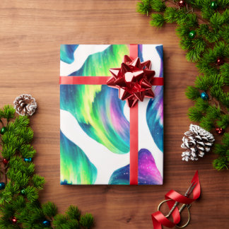 Polarlicht Nordlicht Geschenkpapier