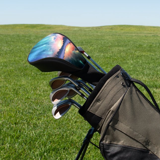 Polarlicht, Nordlicht, Golf Headcover (In SItu)