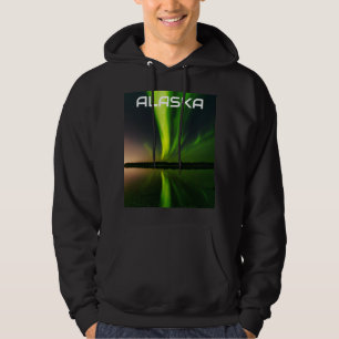 Polarlicht Nordlichter Alaska Himmel Nacht Hoodie