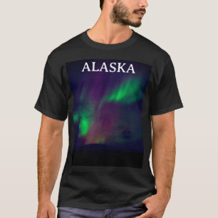 Polarlicht Nordlichter Norwegen Arktis T-Shirt
