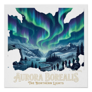 Polarlicht Poster