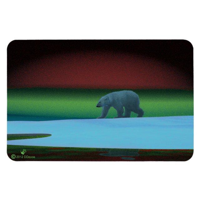 Polarlichter Magnet (Horizontal)