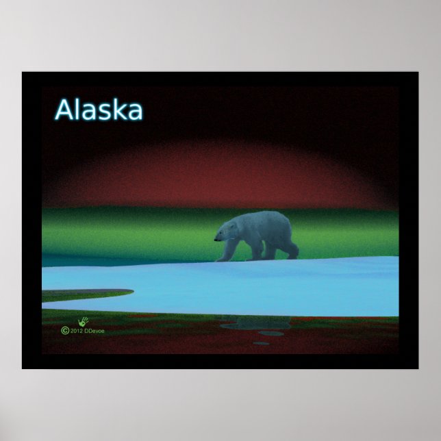 Polarlichter Poster (Vorne)