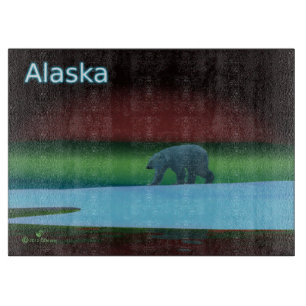 Polarlichter Schneidebrett