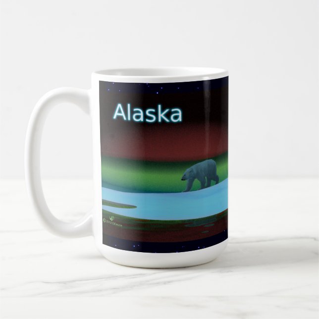 Polarlichter Tasse (Links)