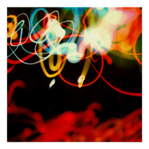 Polaroid SX-70 Foto Light Painting #6 Poster