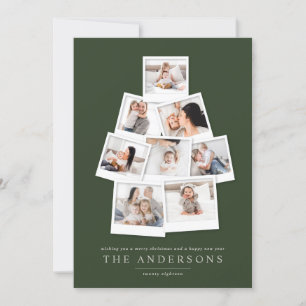 Polaroid Weihnachtsbaum Mehrfamilienhauskarte Foto Feiertagskarte