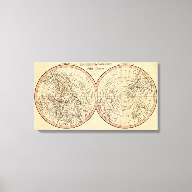 Polarregionen Leinwanddruck (Vorderseite)