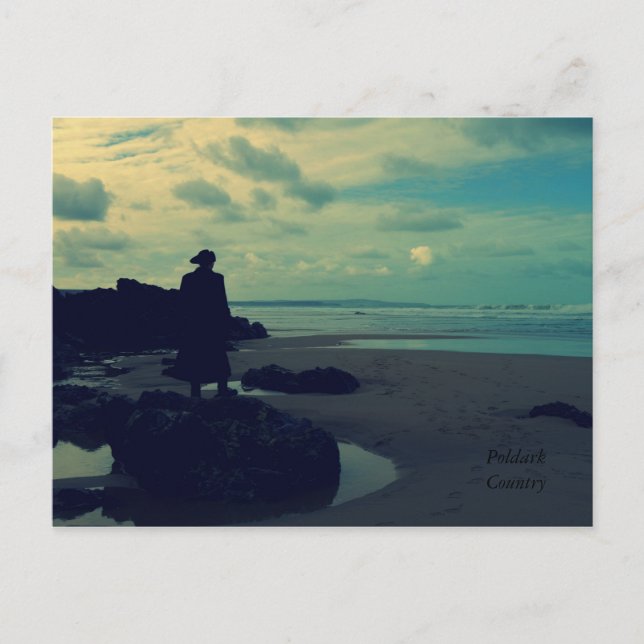 Poldark Country Foto Cornwall England Postkarte (Vorderseite)
