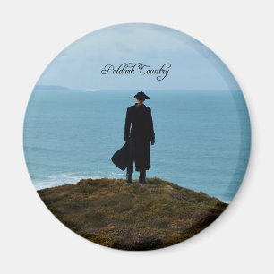 Poldark Land-Foto Cornwall England Magnet