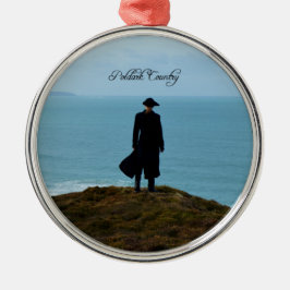 Poldark Land-Foto Cornwall England Silbernes Ornament