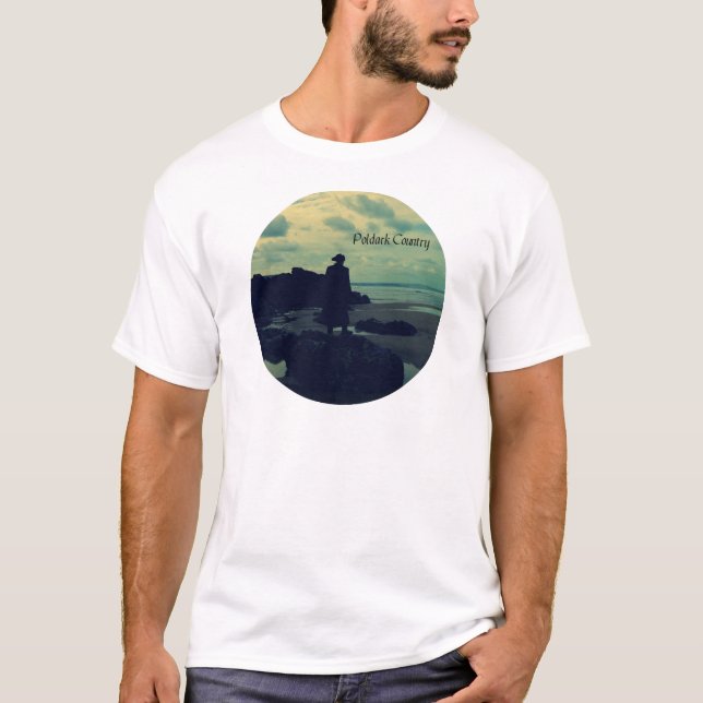 Poldark Land-Foto Cornwall England T-Shirt (Vorderseite)