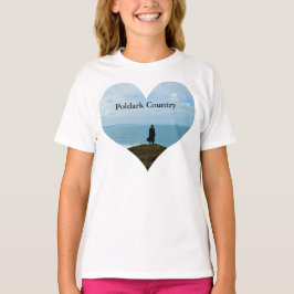 Poldark Land-Foto-Herz Cornwall England T-Shirt