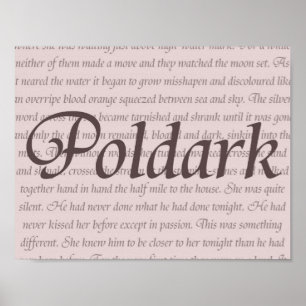 Poldark Zitat Poster