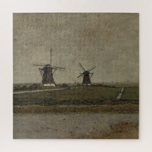 Polder mit Mills bei Overschie Puzzle