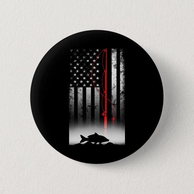 Pole-amerikanische Flagge für Patriotik Button (Vorderseite)