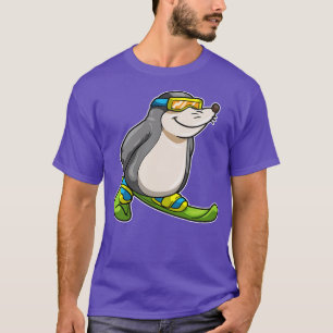 Pole as Skier mit Ski-Skibrille T-Shirt
