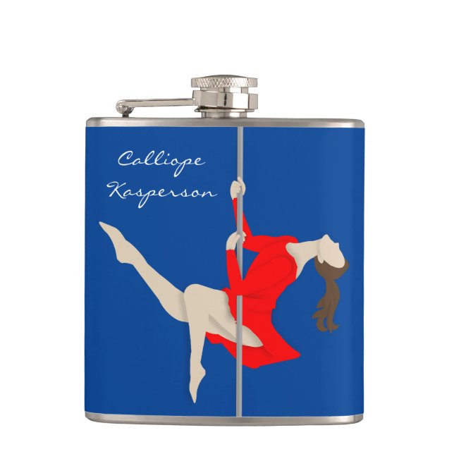 Pole Fitness Flachmann (Vorderseite)
