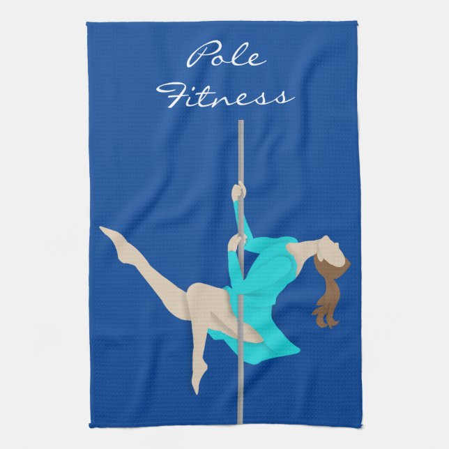 Pole Fitness Geschirrtuch (Vertikal)