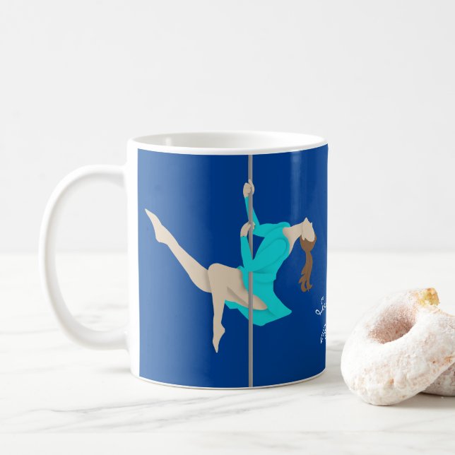 Pole Fitness Kaffeetasse (Mit Donut)
