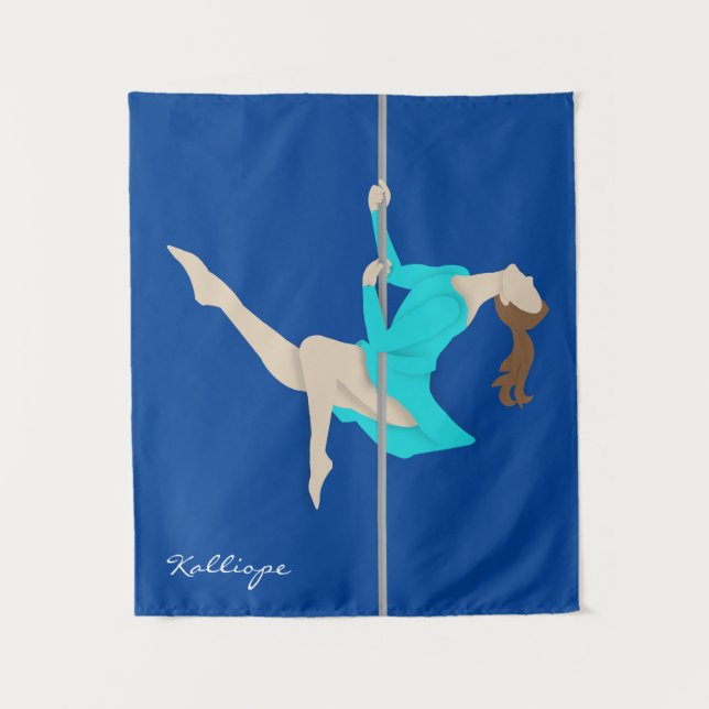 Pole Fitness Wandteppich (Vorderseite)