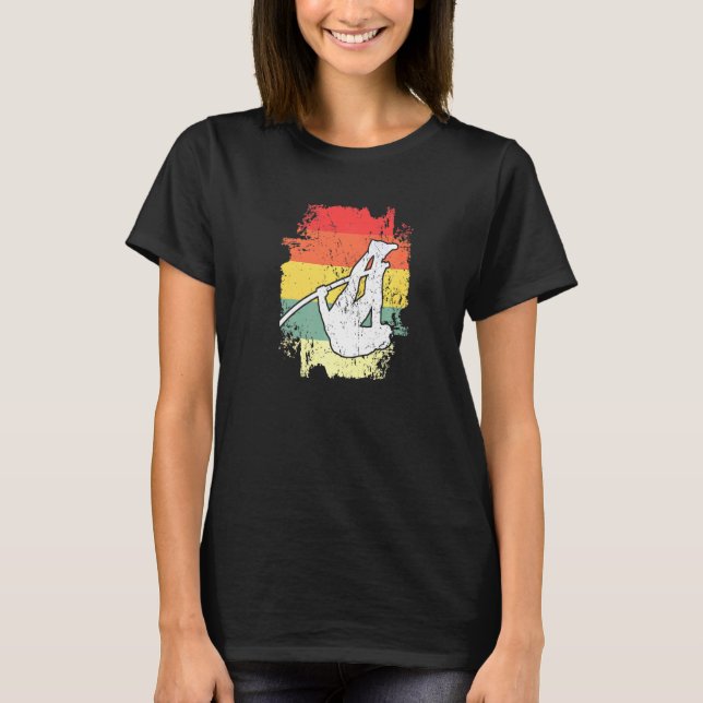 Pole-Gewölbe-Design für einen Pole-Gewölbe T-Shirt (Vorderseite)