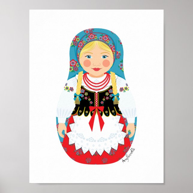 Pole Matryoshka Poster (Vorne)
