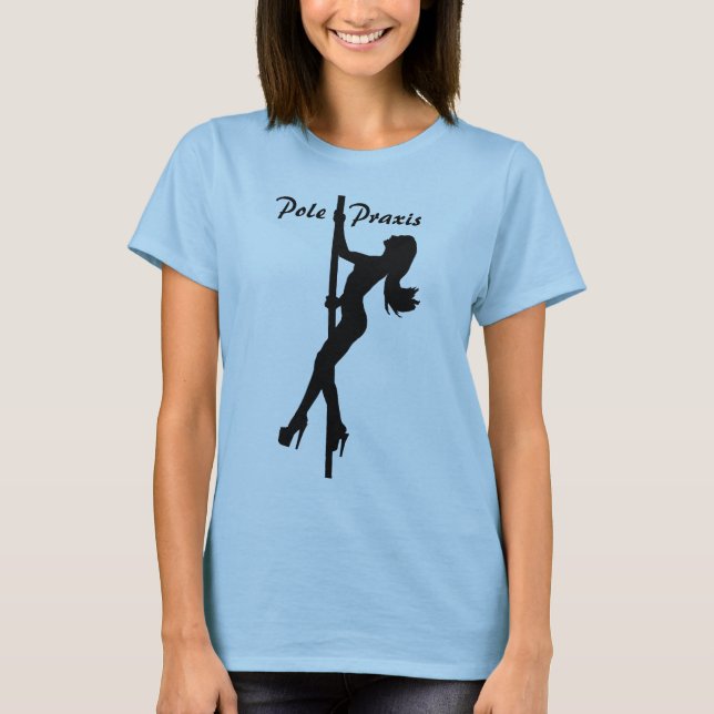 Pole   praxis-kletterndes Grün T-Shirt (Vorderseite)