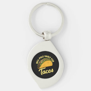 Pole Vault für Tacos Schlüsselanhänger