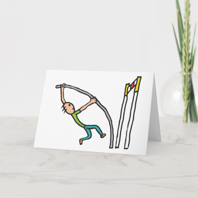 Pole Vault Karte (Vorderseite)