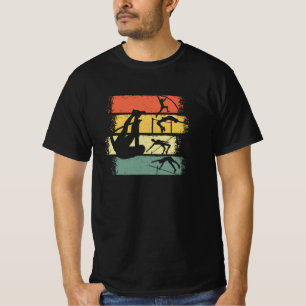 Pole Vault Retro Vintag T-Shirt