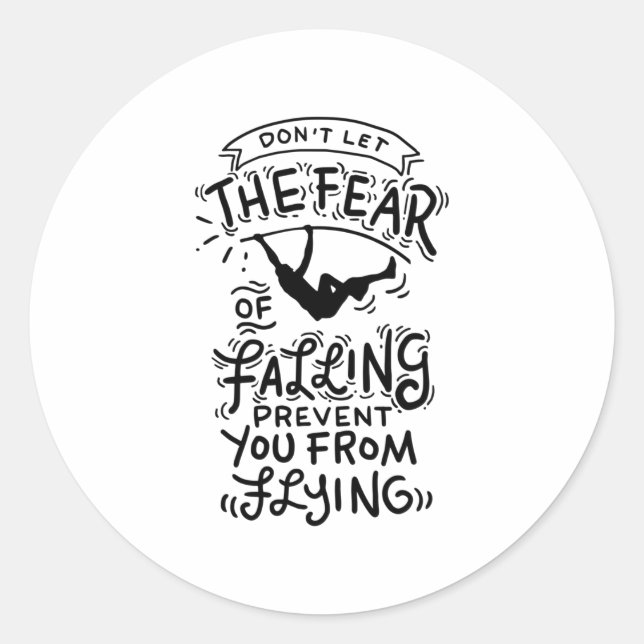 Pole Vault Runder Aufkleber (Vorderseite)