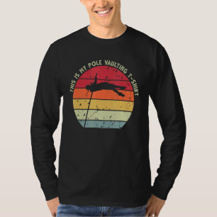 Pole Vault störte Vintage Aussehen Pole Vaulting T-Shirt