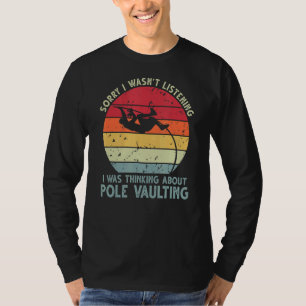 Pole Vault störte Vintage Aussehen Pole Vaulting T-Shirt