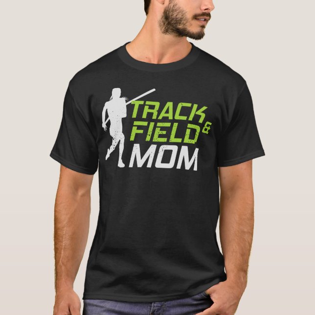 Pole Vault Vauling Springen Track & Field Mama T-Shirt (Vorderseite)
