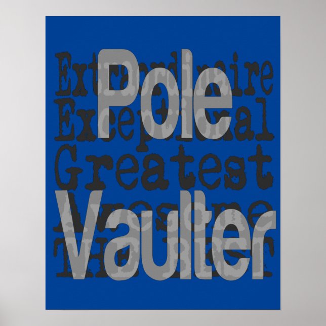 Pole Vaulter Extraordinaire Poster (Vorne)