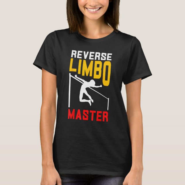 Pole Vaulter Umkehrschlager T-Shirt (Vorderseite)