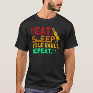 Pole Vaultierpolsterkollektor Wiederholung Pole Va T-Shirt