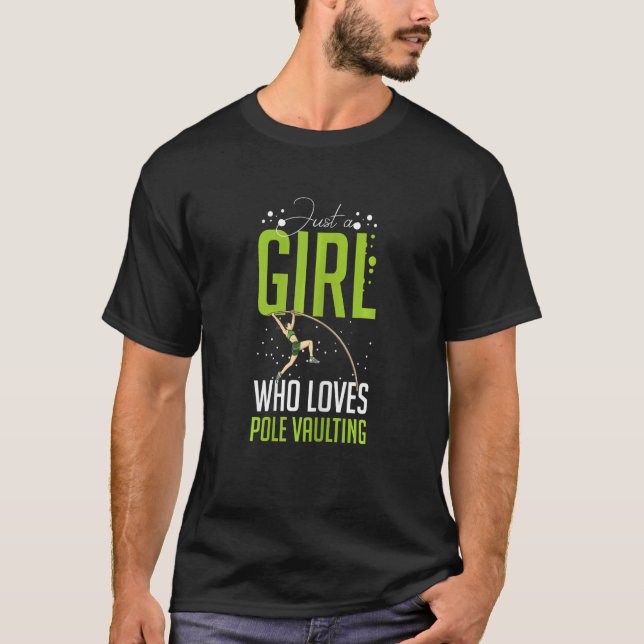 Pole Vaulting Anfänger Vault Jumping Trainer Vault T-Shirt (Vorderseite)