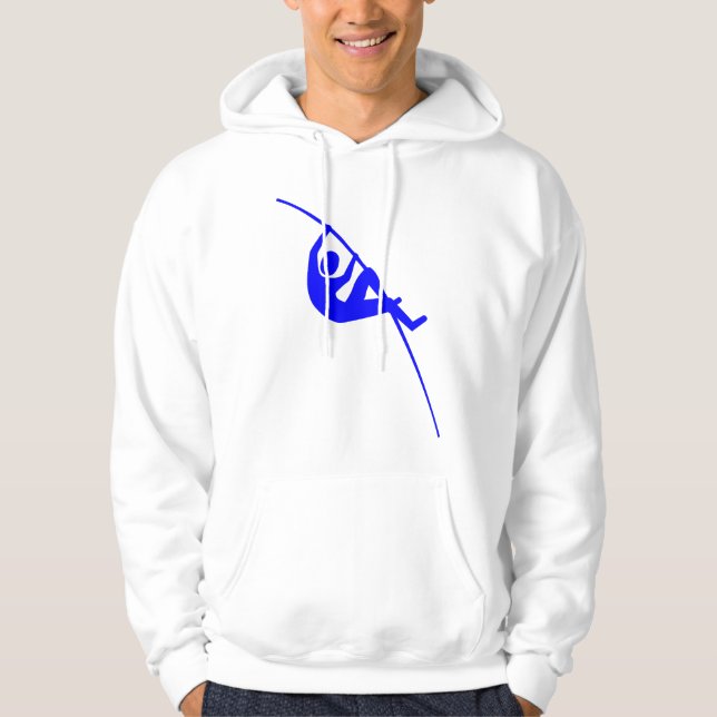 Pole Vaulting - Blau Hoodie (Vorderseite)