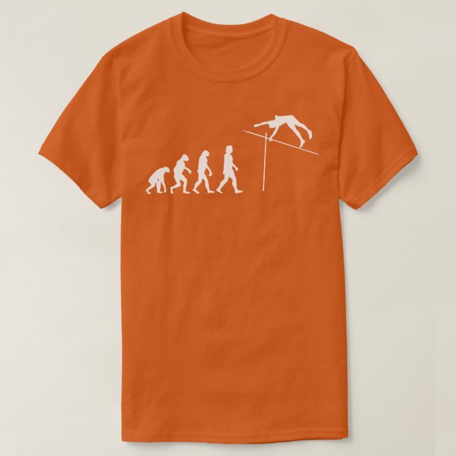 Pole Vaulting-Evolution T-Shirt (Design vorne)