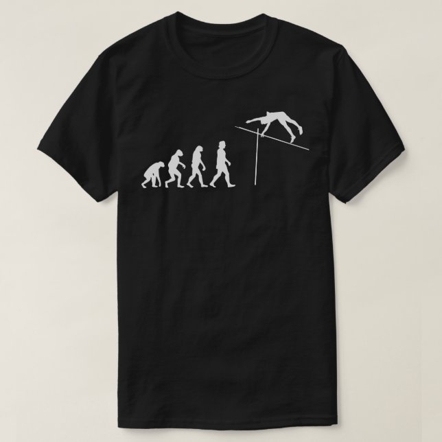 Pole Vaulting-Evolution T-Shirt (Design vorne)