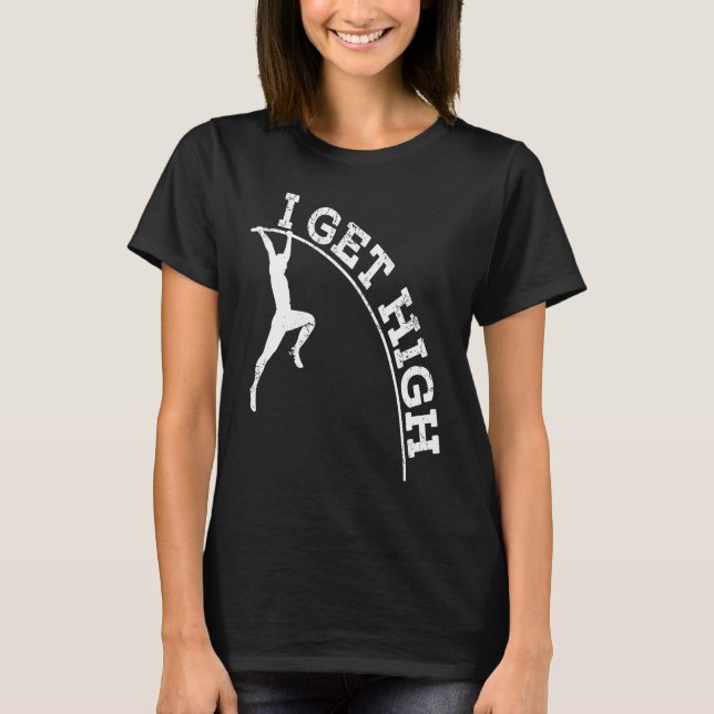 Pole Vaulting Funny Pole Vault Track And Field Pol T-Shirt (Vorderseite)