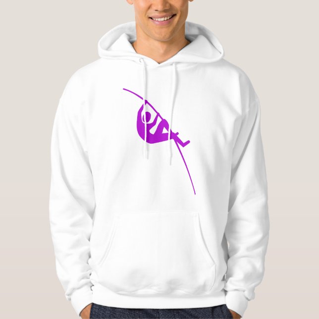 Pole Vaulting - Lila Hoodie (Vorderseite)