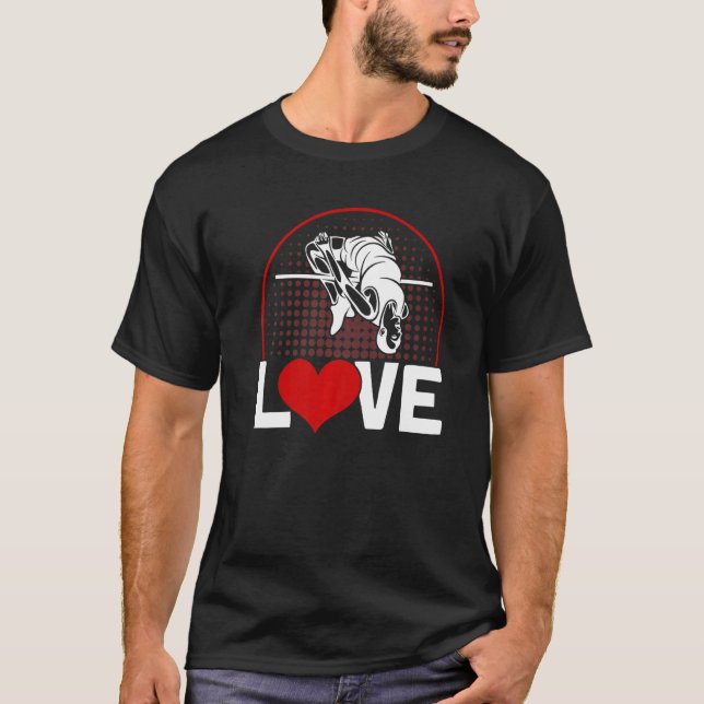 Pole Vaulting Love Pole Vault   T-Shirt (Vorderseite)
