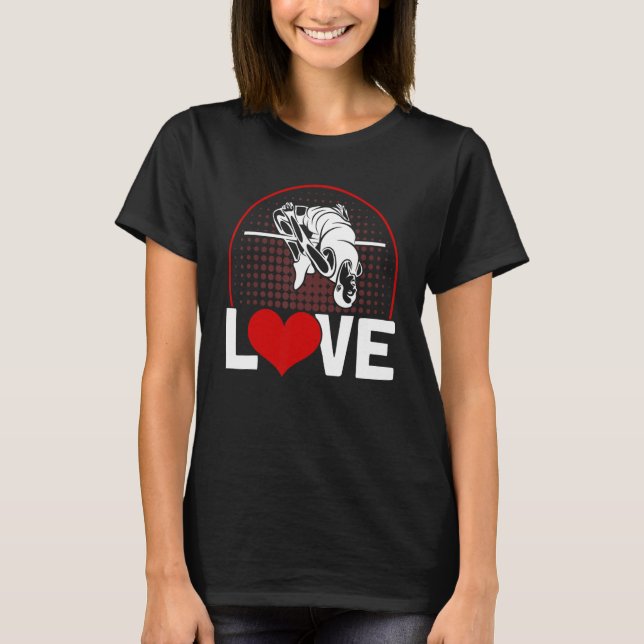 Pole Vaulting Love Pole Vault T-Shirt (Vorderseite)