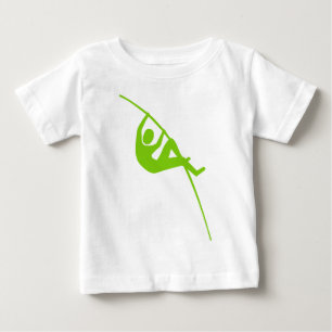 Pole Vaulting - Mars Green Baby T-shirt