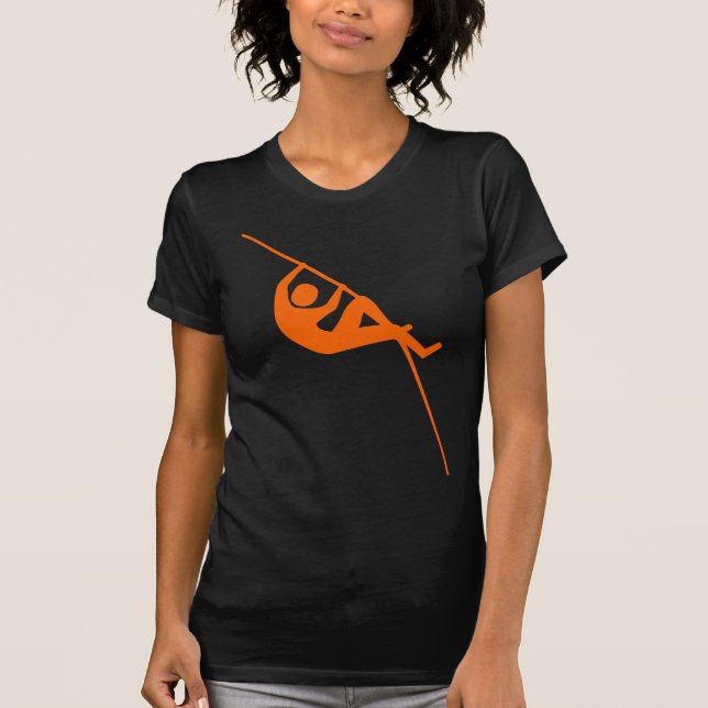 Pole Vaulting - Orange T-Shirt (Vorderseite)