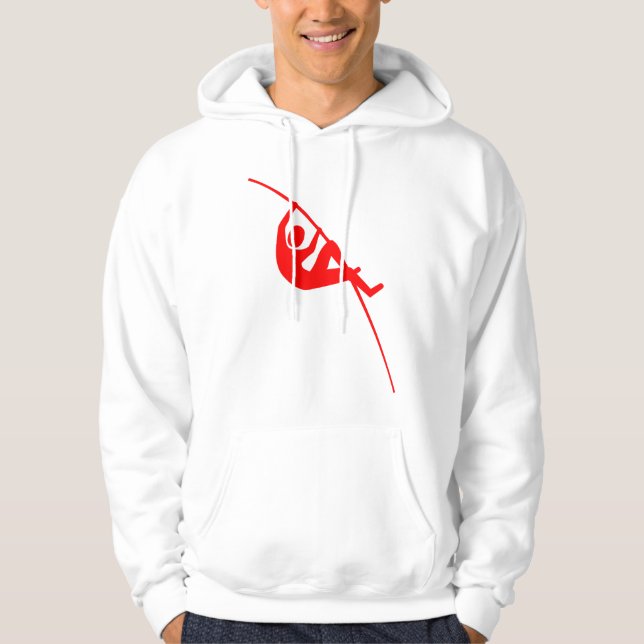 Pole Vaulting - Rot Hoodie (Vorderseite)
